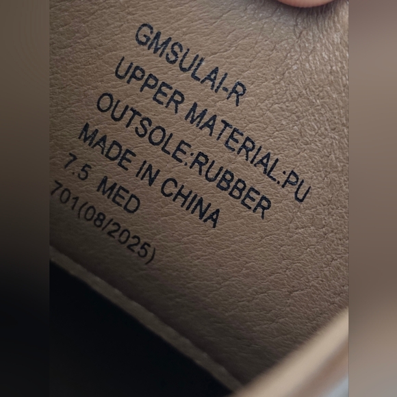 Guess Sulai Faux Leather Loafers Shoes Men's Dark Natural Size 7.5 - Picture 10 of 10